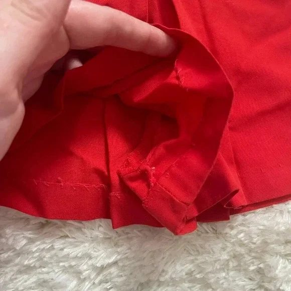 Children: Girls plaid romper/skort, Sears brand 6 - Vintage - Picture 3 of 12